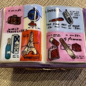 Limoges Trinket Box Limoges France Peint main